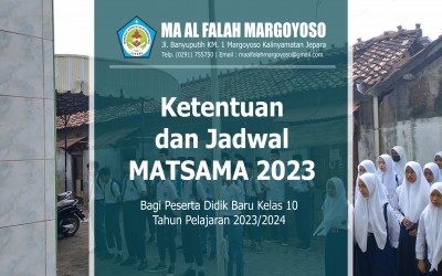 Ketentuan dan Jadwal MATSAMA 2023